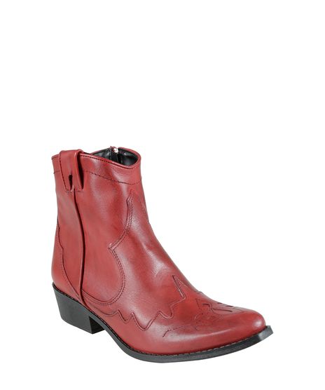 Bota-com-Recortes-em-Couro-Vermelha-8311452-Vermelho_1