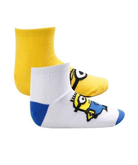 Kit-de-2-Pares-de-Meias-Minions-Multicor-8303411-Multicor_1