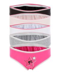 Kit-de-5-Calcinhas-Barbie-Multicor-8297849-Multicor_1