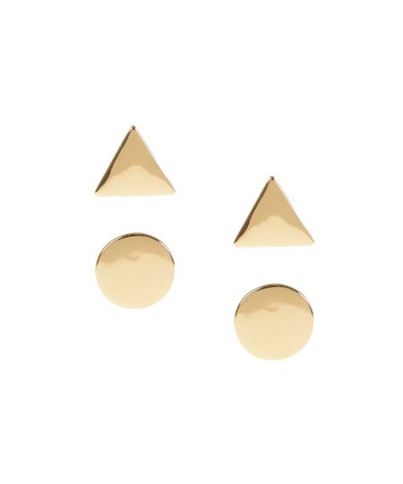 Kit-de-2-Pares-de-Brincos-Dourado-8169835-Dourado_1