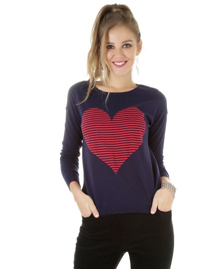 Sueter-em-Trico--Coracao--Azul-Marinho-8165919-Azul_Marinho_1 Sueter-em-Trico--Coracao--Azul-Marinho-8165919-Azul_Marinho_1