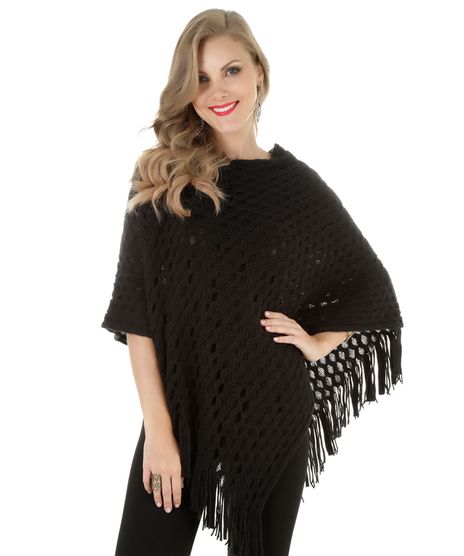 Poncho-em-Croche-com-Franja-Preto-8168992-Preto_1