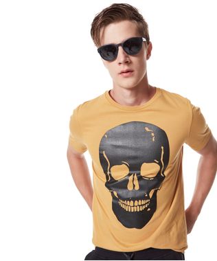 Camiseta--Caveira--Herchcovitch-Caramelo-8314432-Caramelo_1