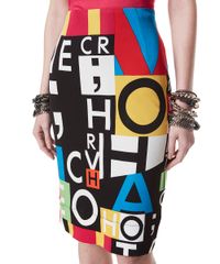 Saia-Midi-Herchcovitch-Estampada-de-Letras-Amarela-8245597-Amarelo_1