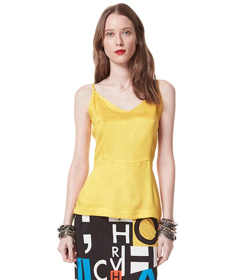 Regata-Herchcovitch-em-Jacquard-Amarela-8240360-Amarelo_1