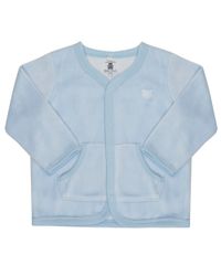 Cardigan-em-Plush-de-Algodao---Sustentavel-Azul-Claro-8190369-Azul_Claro_1