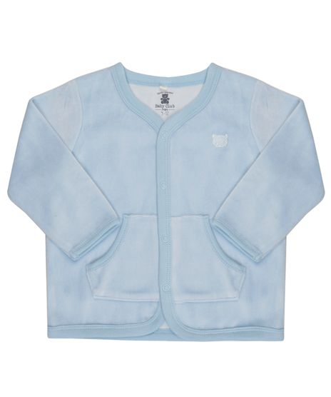 Cardigan-em-Plush-de-Algodao---Sustentavel-Azul-Claro-8190369-Azul_Claro_1