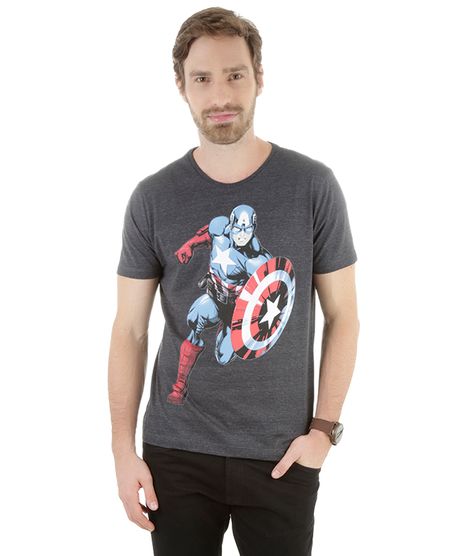 Camiseta-Capitao-America-Cinza-Escuro-8330544-Cinza_Escuro_1
