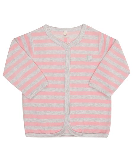 Cardigan-Listrado-em-Plush-de-Algodao---Sustentavel-Rosa-8185042-Rosa_1