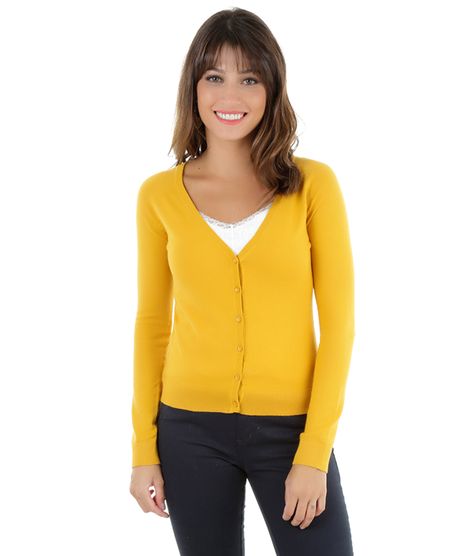 Cardigan-em-Trico-Amarelo-8183583-Amarelo_1