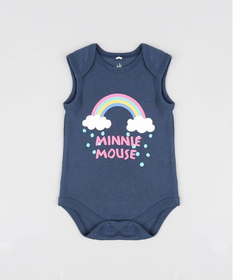 Body-Infantil-Minnie-Arco-Iris-Sem-Manga-Decote-Redondo-Azul-Marinho-9190299-Azul_Marinho_1
