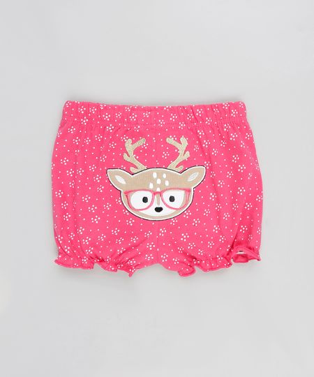 Short-Infantil-Rena-Estampado-Poa-com-Laco-Rosa-9110010-Rosa_1