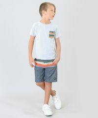 Camiseta-Infantil-Agua-de-Coco-Tal-Pai-Tal-Filho-com-Bolso-Listrado-Manga-Curta-Gola-Careca-Cinza-Mescla-Claro-9342057-Cinza_Mescla_Claro_3