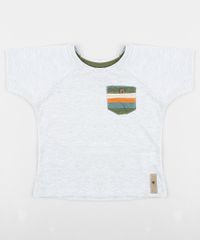 Camiseta-Infantil-Agua-de-Coco-Tal-Pai-Tal-Filho-com-Bolso-Listrado-Manga-Curta-Gola-Careca-Cinza-Mescla-Claro-9342057-Cinza_Mescla_Claro_6