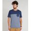 Camiseta-Masculina-com-Recorte-e-Bolso-Manga-Curta-Gola-Careca-Azul-Marinho-9380988-Azul_Marinho_1