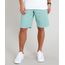 Bermuda-de-Sarja-Masculina-Reta-com-Bolsos-Verde-Claro-9414275-Verde_Claro_1