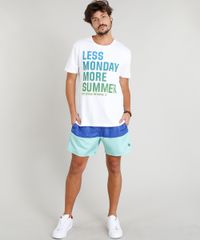 Camiseta-Masculina--Less-Monday-More-Summer--Manga-Curta-Gola-Careca-Branca-9276508-Branco_3