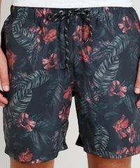 Short-Masculino-Estampado-Floral-com-Bolsos-Preto-9321611-Preto_4 Short-Masculino-Estampado-Floral-com-Bolsos-Preto-9321611-Preto_4