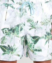 Short-Masculino-Estampado-de-Coqueiros-com-Bolsos-Branco-9265865-Branco_4