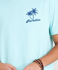 Camiseta-Masculina--Paradise--Manga-Curta-Gola-Careca-Verde-Agua-9349990-Verde_Agua_4