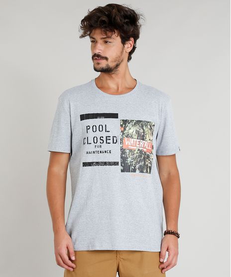 Camiseta-Masculina--Pool-Closed--Manga-Curta-Gola-Careca-Cinza-Mescla-9311582-Cinza_Mescla_1