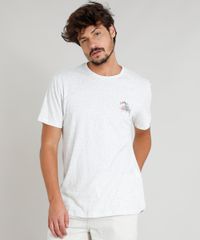 Camiseta-Masculina-com-Estampa-de-Tucano-Manga-Curta-Gola-Careca-Cinza-Mescla-Claro-9331531-Cinza_Mescla_Claro_1