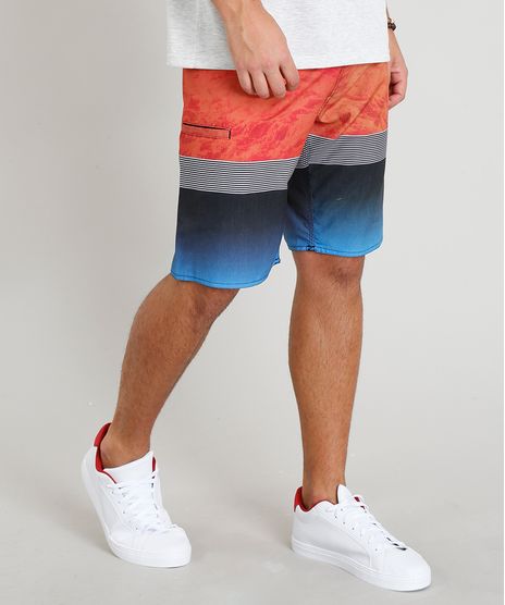 Bermuda-Surf-Masculina-com-Estampa-Listrada-Vermelha-9308692-Vermelho_1