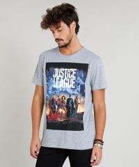 Camiseta-Masculina-Liga-da-Justica-Manga-Curta-Gola-Careca-Cinza-Mescla-8758246-Cinza_Mescla_1