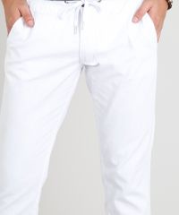 Calca-Slim-Masculina-com-Bolsos-e-Cordao-de-Amarracao-Branca-9308396-Branco_4 Calca-Slim-Masculina-com-Bolsos-e-Cordao-de-Amarracao-Branca-9308396-Branco_4
