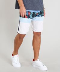 Bermuda-Surf-Masculina-com-Estampa-de-Folhagem-Azul-9308691-Azul_1