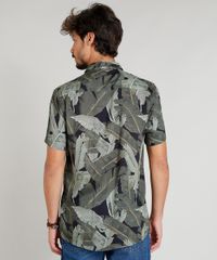 Camisa-Masculina-Estampada-Tropical-Manga-Curta-Gola-Esporte-Preta-9348255-Preto_2