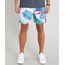 Short-Masculino-Estampado-de-Folhagem-com-Bolsos-Branco-9308702-Branco_1
