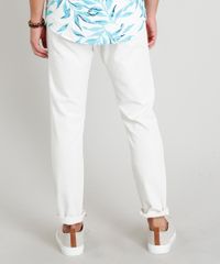 Calca-Slim-Masculina-com-Bolsos-e-Cordao-de-Amarracao-Bege-Claro-9308395-Bege_Claro_2