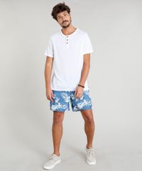 Short-Masculino-Estampado-de-Folhagem-com-Bolsos-Azul-9265863-Azul_3