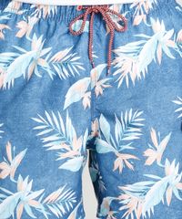Short-Masculino-Estampado-de-Folhagem-com-Bolsos-Azul-9265863-Azul_4
