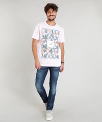 Camiseta-Masculina-com-Estampa-de-Flamingo-Manga-Curta-Gola-Careca-Rosa-Claro-9317557-Rosa_Claro_3