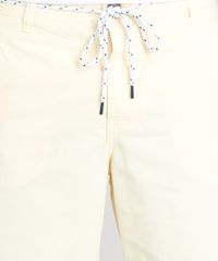 Bermuda-de-Sarja-Masculina-com-Cordao-Amarela-9284612-Amarelo_4