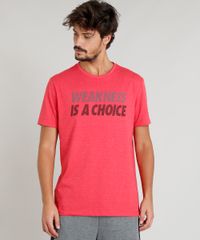 Camiseta-Masculina-Esportiva-Ace--Weakness-is-a-Choice--Manga-Curta-Gola-Careca-Vermelha-9303962-Vermelho_1