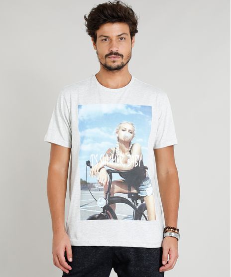 Camiseta-Masculina--It-s-Summer-Baby--Manga-Curta-Gola-Careca-Cinza-Mescla-Escuro-9302122-Cinza_Mescla_Escuro_1