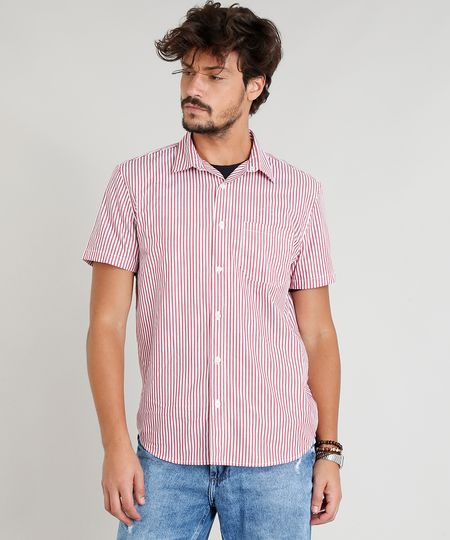 Camisa-Masculina-Estampada-Listrada-Manga-Curta-Vermelha-9349997-Vermelho_1 Camisa-Masculina-Estampada-Listrada-Manga-Curta-Vermelha-9349997-Vermelho_1