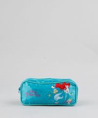 Estojo-Escolar-Infantil-Pequena-Sereia-Ariel-com-Divisorias-Verde-Agua-9235402-Verde_Agua_1