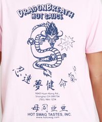 Camiseta-Masculina-com-Estampa-de-Dragao-Manga-Curta-Gola-Careca-Rosa-Claro-9349991-Rosa_Claro_4