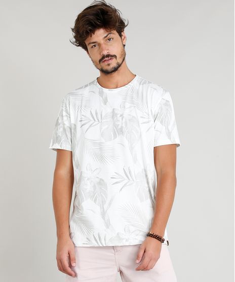 Camiseta-Masculina-Estampada-Tropical-Manga-Curta-Gola-Careca-Off-White-9331532-Off_White_1