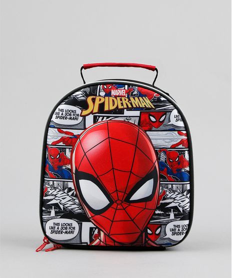 Lancheira-Termica-Escolar-Infantil-Homem-Aranha-Preta-9235682-Preto_1