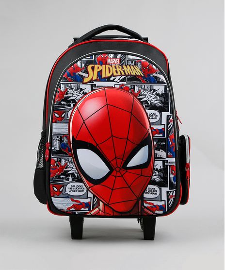 Mochila-Escolar-Infantil-com-Rodinhas-Homem-Aranha-Preta-9235681-Preto_1