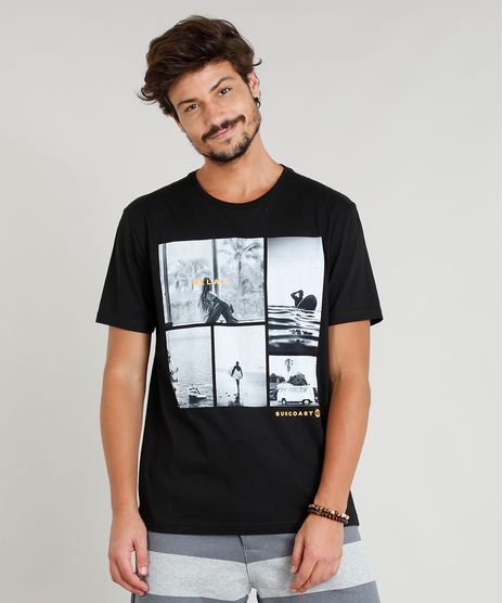 Camiseta-Masculina--Relax--Manga-Curta-Gola-Careca-Preta-9276510-Preto_1
