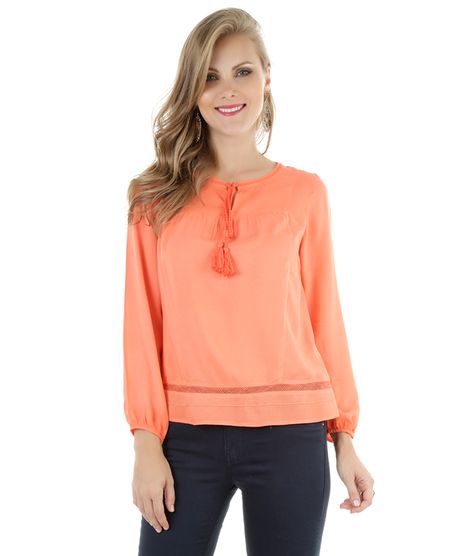 Blusa-Texturizada-com-Tassel-Coral-8172945-Coral_1