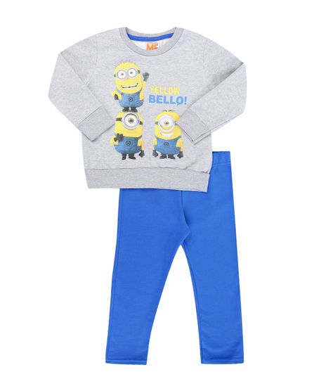 Conjunto-de-Blusao---Calca-em-Moletom-Minions-Cinza-8327469-Cinza_1