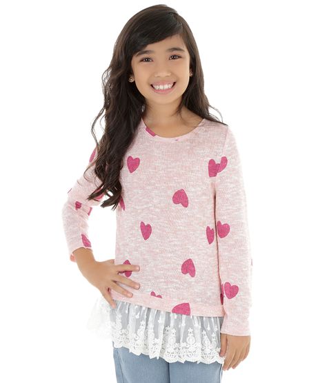 Sueter-em-Trico-com-Renda--Coracao--Rosa-8222493-Rosa_1