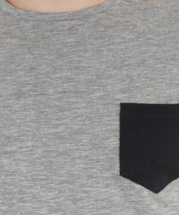 Camiseta-Flame-com-Bolso-Cinza-Mescla-8331431-Cinza_Mescla_4